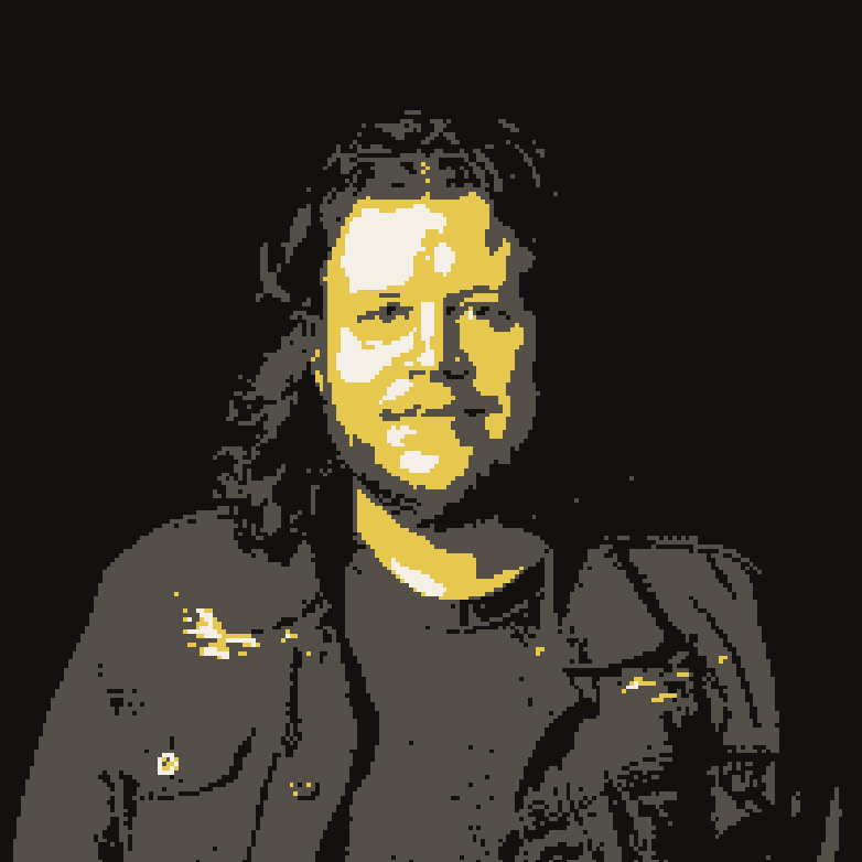 A stylized portrait photo of me :)